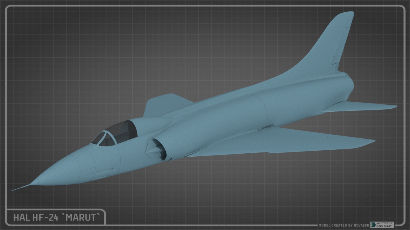 HF-24 Marut 3D model. - In-Progress Pics - ARC Discussion Forums
