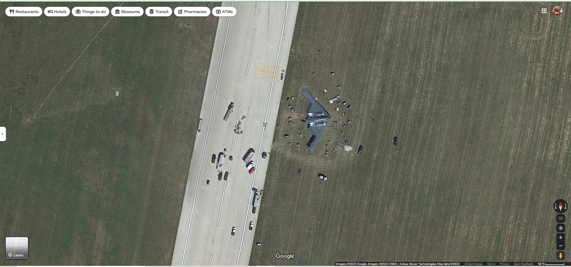 Associated Press says Whiteman AFB is in St Louis. Who knew. Test Post Clubhouse ARC