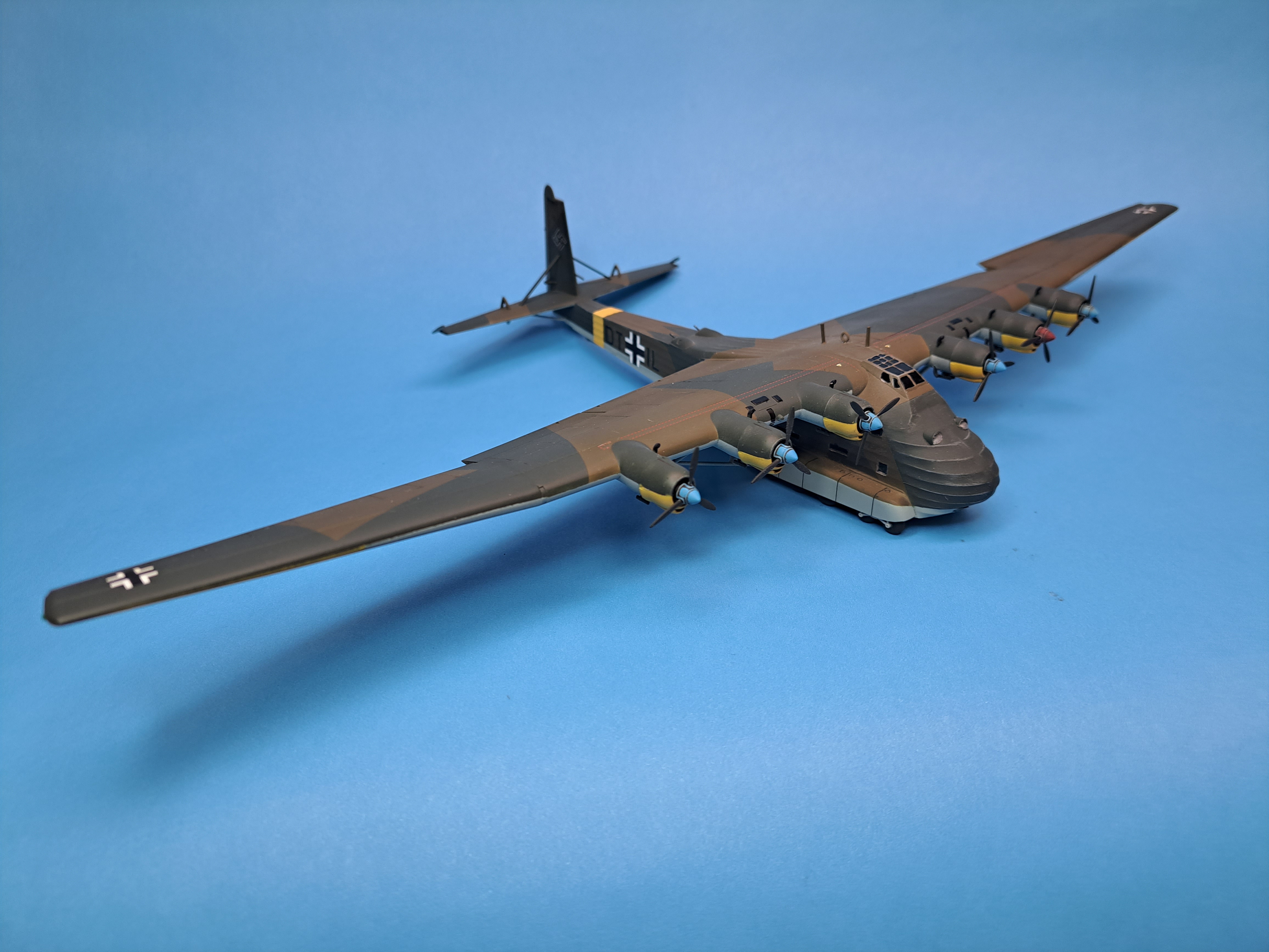 ME323 D-1 ギガント G.W.H. 1/144 scale Messerschmitt Me-323 D-1 Gigant Review by