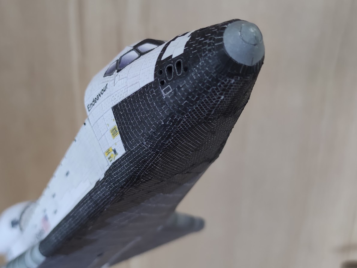 Space Shuttle Endeavour / paper model / 1:100 / ABC magazine