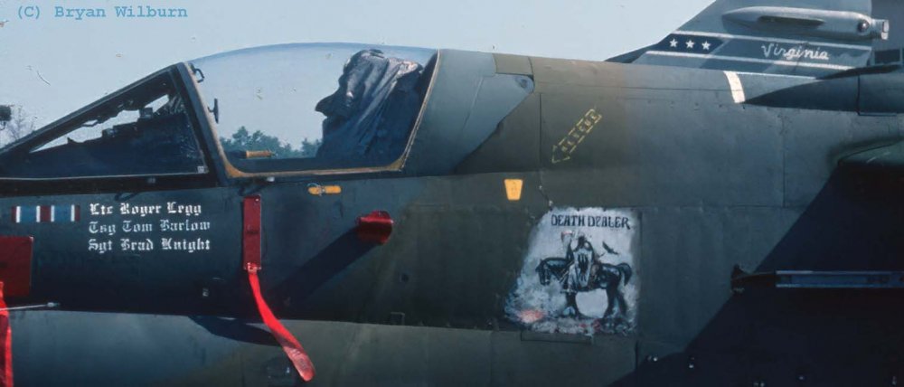 A-7D-7-CV_70-0966_Death-Dealer_Virginia ANG 149th TFS_1991_Nose.jpg