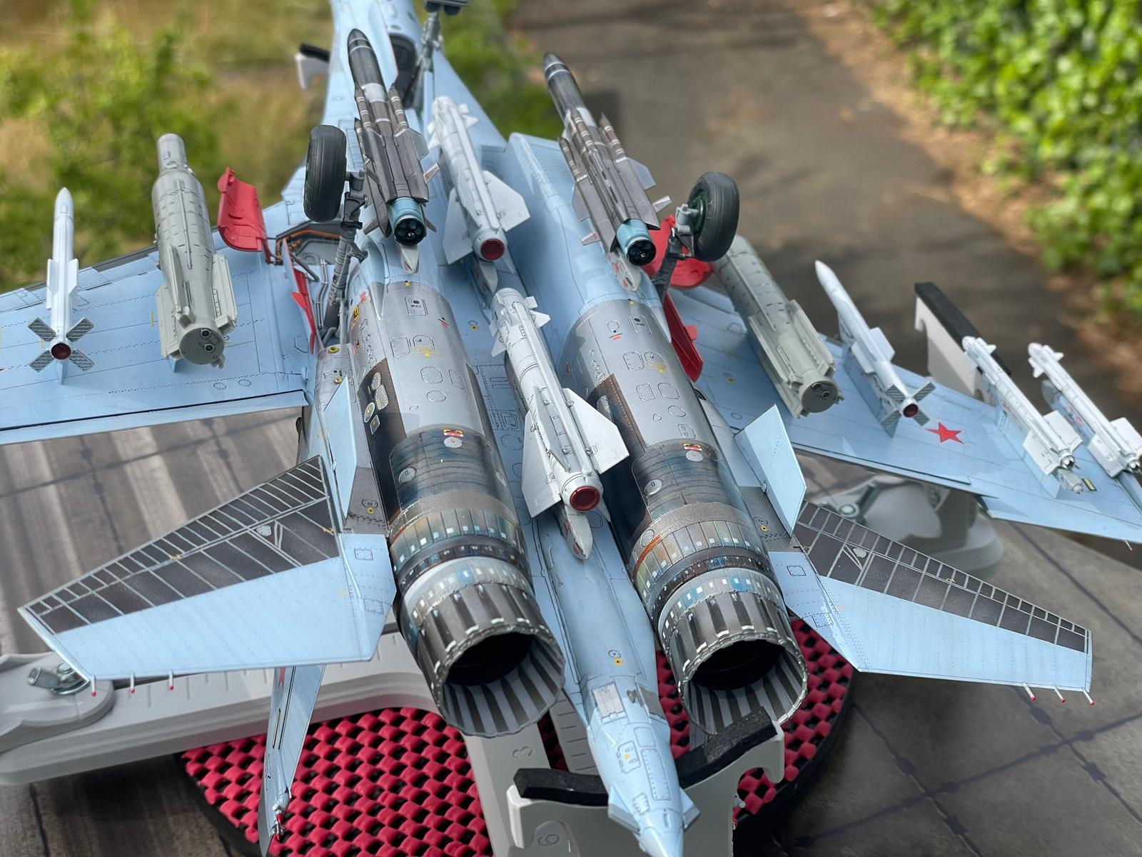 SU-35S Great Wall Hobby 1/48 (Flanker E) - Jet Modeling