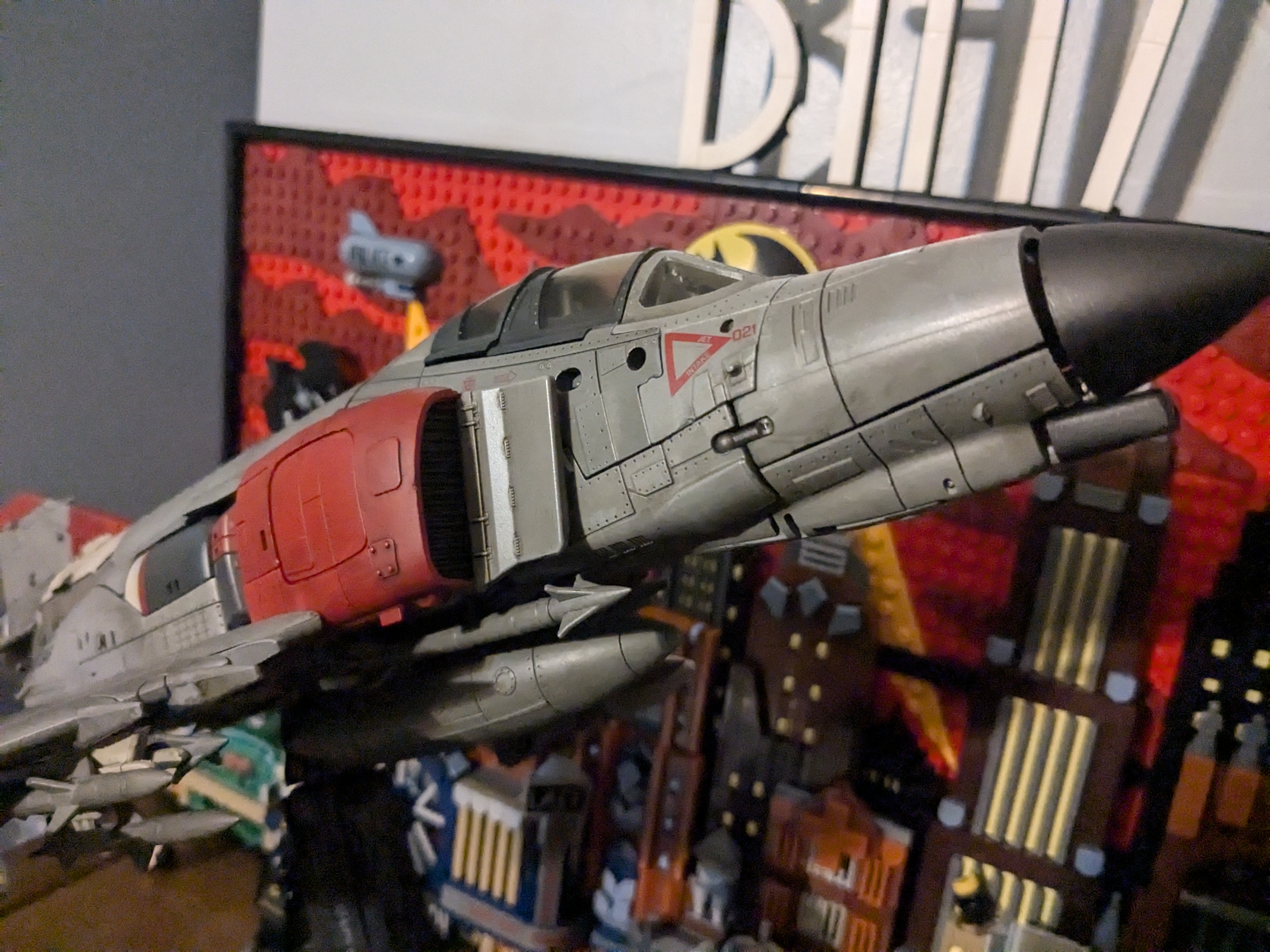 SF・ファンタジー・ホラー GULLIVER200 F-4 PHANTOM 1/200 F4 Phantom Ⅱ Blitzwing Zeta Toys ZV02 Transformers