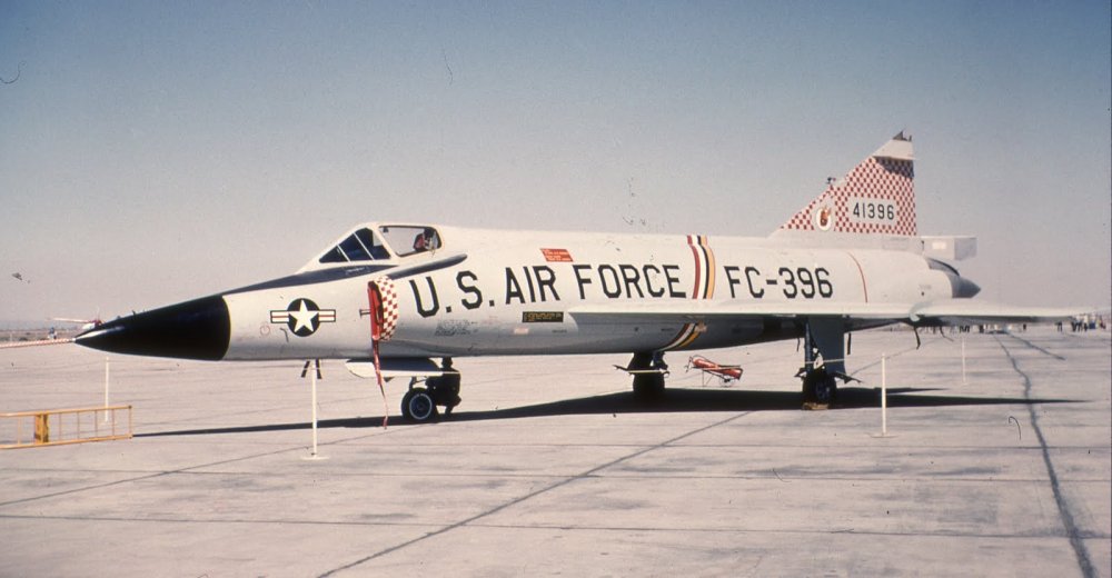 F-102A, 54-1396, George AFB, July 1957, Yocum via Isham.jpg